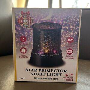 Star Projector Night Light